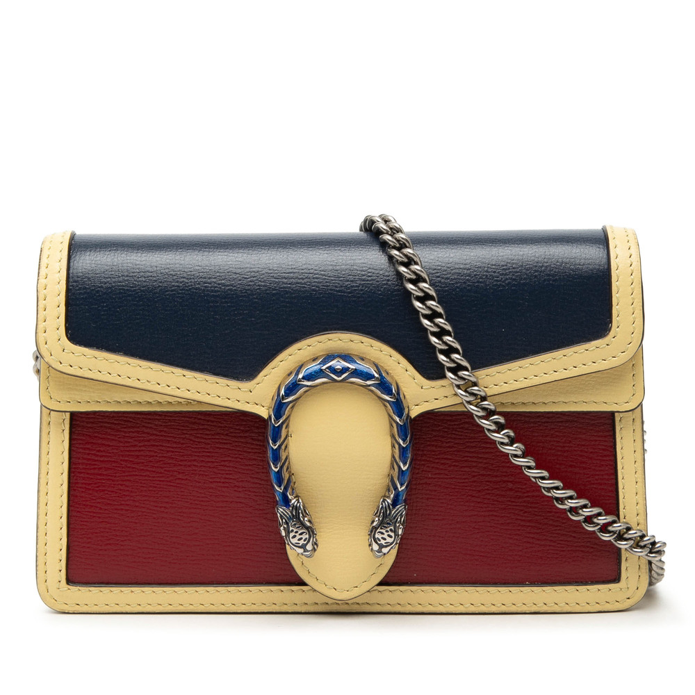 Pre-Loved Gucci Mini Tricolor Leather Dionysus Crossbody - Picture 1 of 6